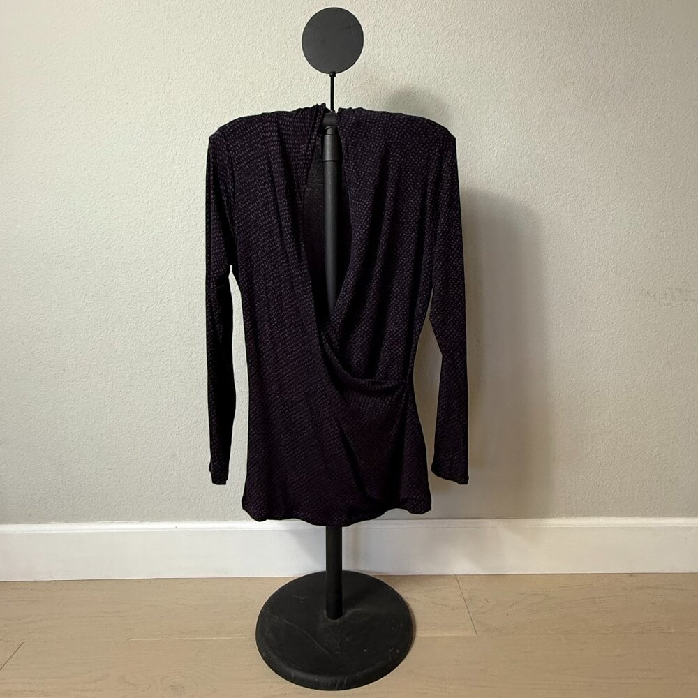 Banana Republic Factory Black Long Sleeve Top